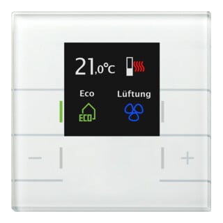 MDT Régulateur de température ambiante en verre Smart SCN-RTRGW.02 blanc