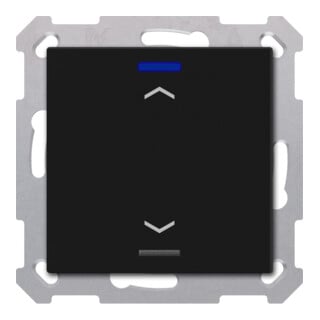 MDT Taster Light 55 1-fach RGBW noir mat Volet BE-TAL55T106.A1
