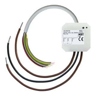 MDT technologies Actionneur de volet roulant 1 canal 6A, 230VAC, 4 entrées binaires JAL-B1UP.02