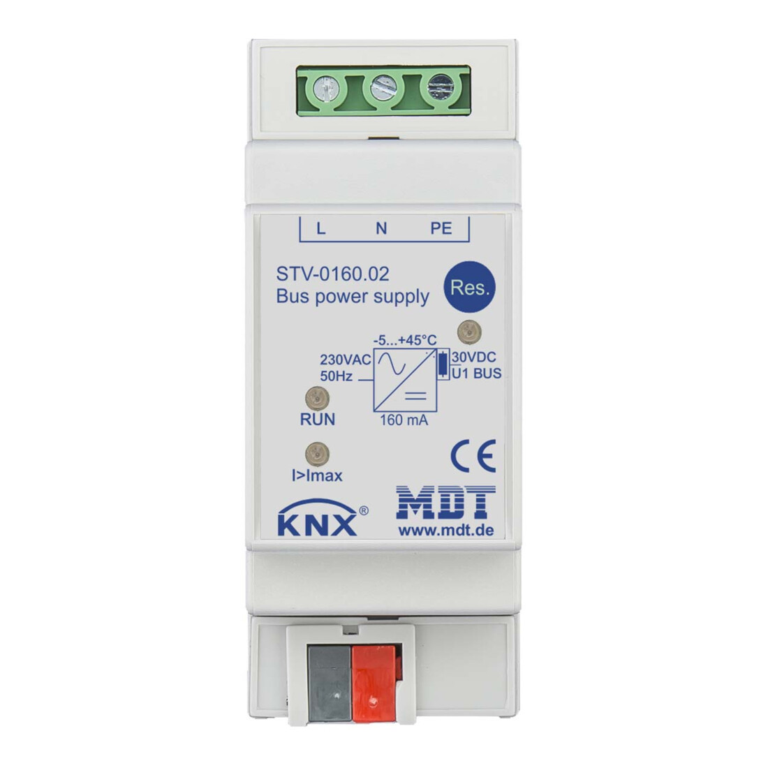 MDT technologies Alimentation bus régulée, 160mA STV-0160.02