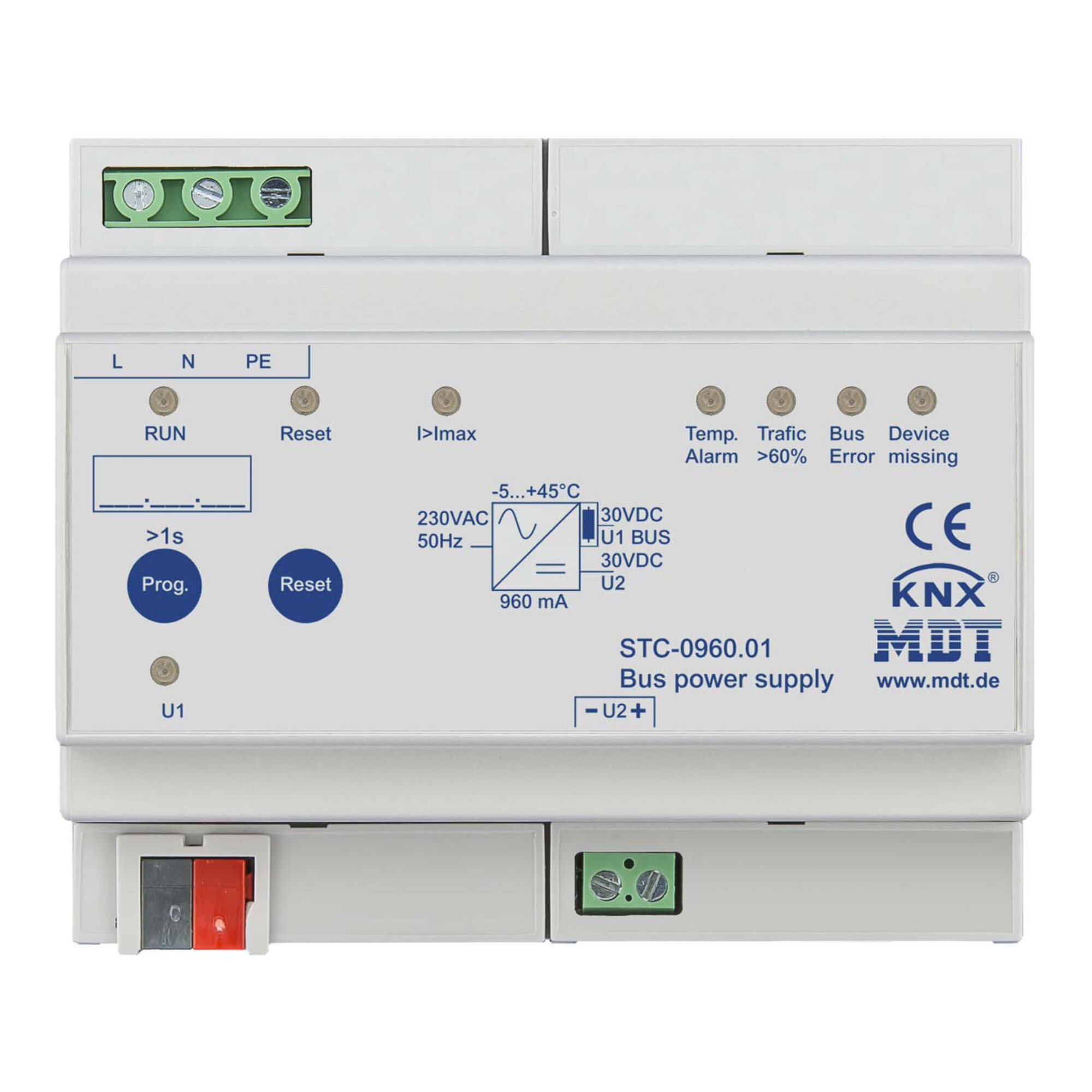 MDT technologies Busspannungsversorgung 6TE, REG, 960mA STC-0960.01