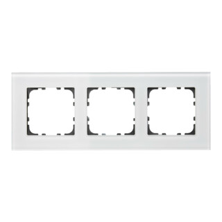 MDT technologies Cadre en verre triple blanc BE-GTR3W.01