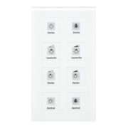 MDT technologies Capteur de verre Plus 8 voies blanc BE-GT08W.01-1