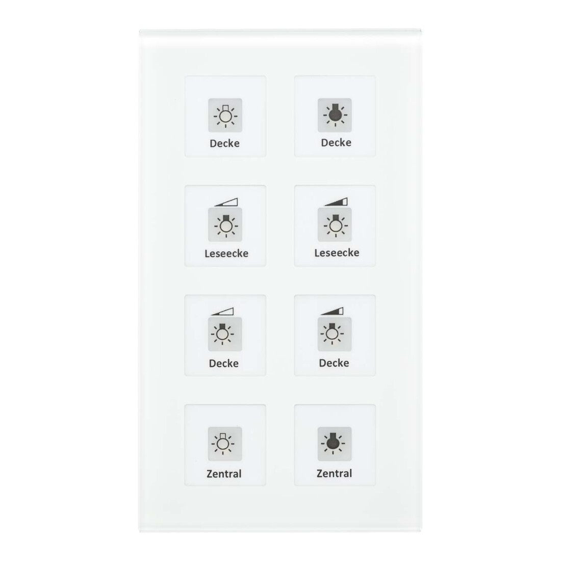 MDT technologies Capteur de verre Plus 8 voies blanc BE-GT08W.01