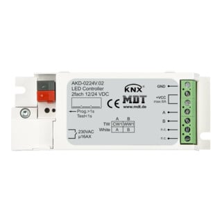 MDT technologies Contrôleur LED 2 canaux 3/6A AKD-0224V.02