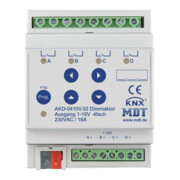 MDT technologies Dimmaktor 4-fach 4TE REG 1-10V RGBW AKD-0410V.02
