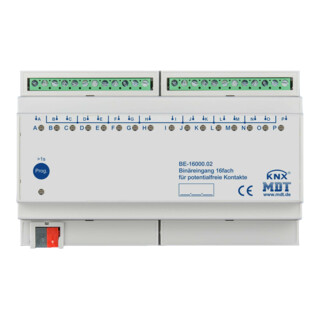 MDT technologies Entrée binaire 16 voies 8TE REG, sans potentiel BE-16000.02