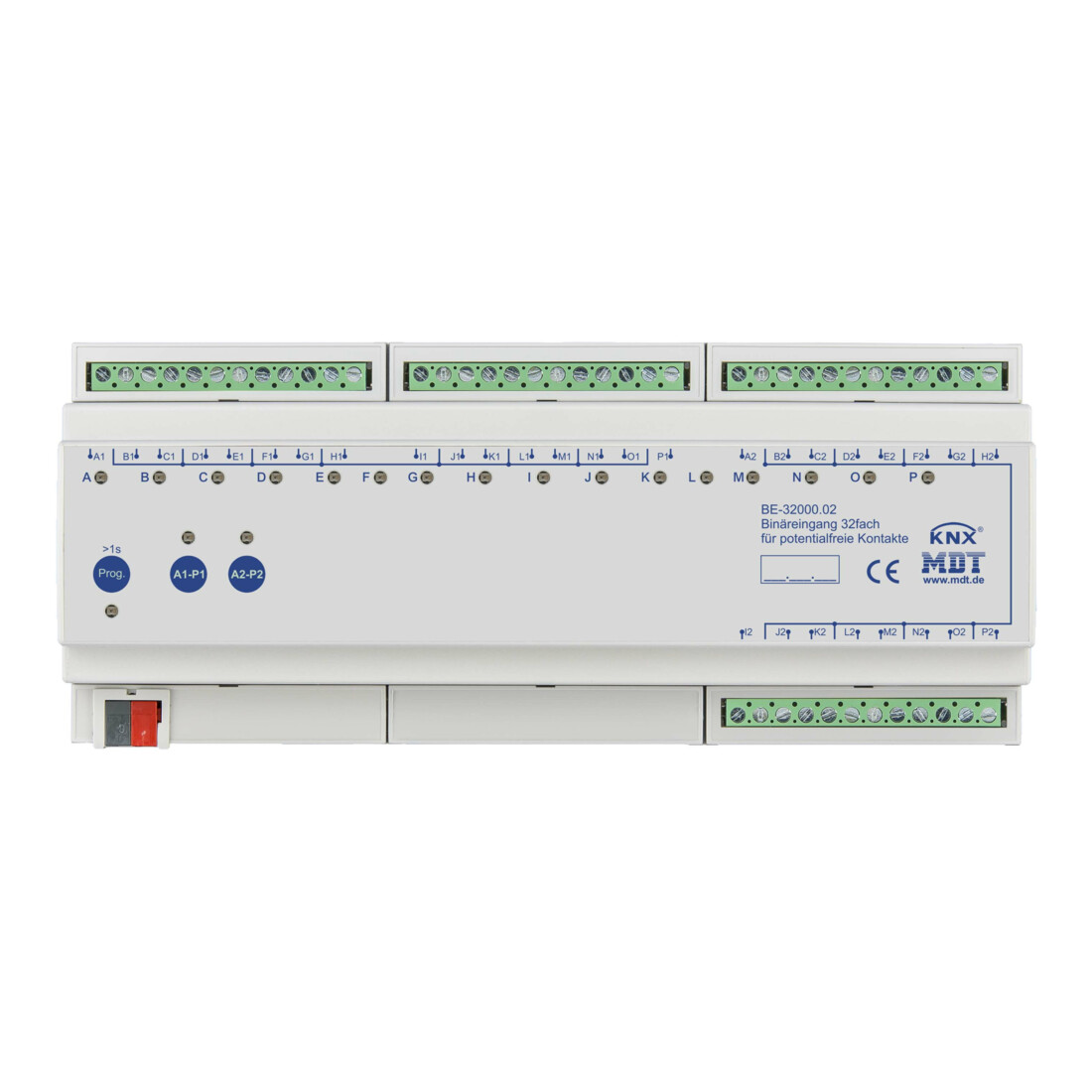 MDT technologies Entrée binaire 32 voies 12TE REG, sans potentiel BE-32000.02
