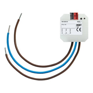 MDT technologies Interface de bouton 2 voies encastrée, 230 V AC BE-02230.02