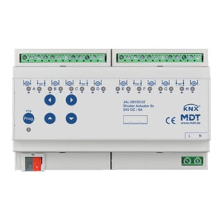 MDT technologies Jalousieaktor 8-fach REG, 8A, 24VDC JAL-0810D.02