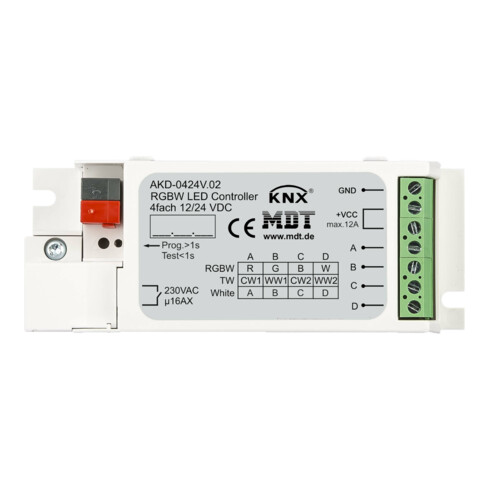 MDT technologies LED Controller 4-Kanal 3/6A, RGBW AKD-0424V.02