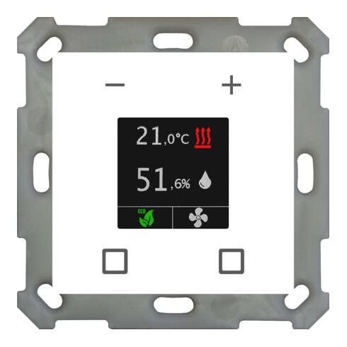 MDT technologies Raumtemperaturregler Smart rws/glänzend SCN-RTR55S.01