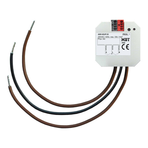 MDT technologies Schaltaktor 2-fach UP 10A, 230VAC, Kompakt AKK-02UP.03