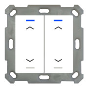 MDT technologies Taster Light 55 2-fach RGBW,rws/glä,Jalou. BE-TAL5502.A1-1