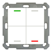 MDT technologies Taster Light 55 4 voies RGBW, blanc mat/brillant, neutre BE-TAL5504.01-1