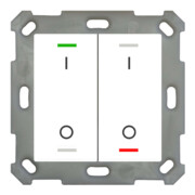 MDT technologies Taster Light 55 double RGBW, blanc chaud/clair, commutable BE-TAL55T2.B1-1