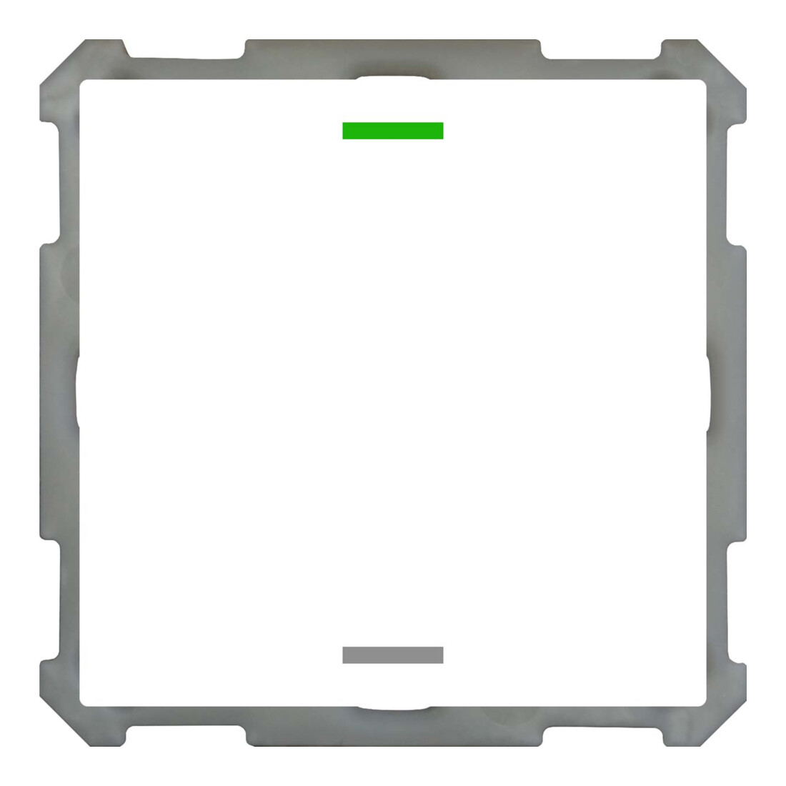 MDT technologies Taster Light 63 1 bouton RGBW, blanc mat/brillant, neutre BE-TAL63T1.01