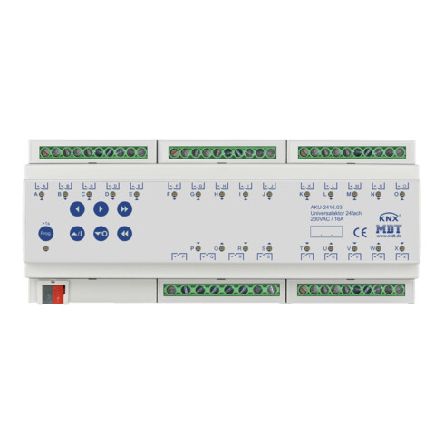 MDT technologies Universalaktor 24-f. 12TE REG, 16A, 230VAC, 100µF AKU-2416.03