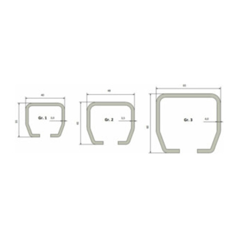 MEA Laufrohr Nr. 2 / 2 m / verzinkt