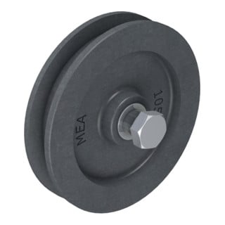 MEA Lose Guss-Rolle 75 mm