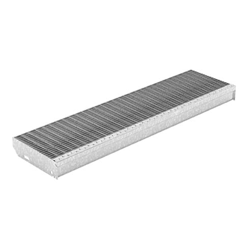 MEA Treppenstufenrost step XSL 30 x 10 mm + TS 20 mm 1500 x 270 mm