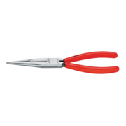 Mechanikerzange pol. Griffe mit Ku.überzogen gerade flache rd.Backen SB Knipex-1