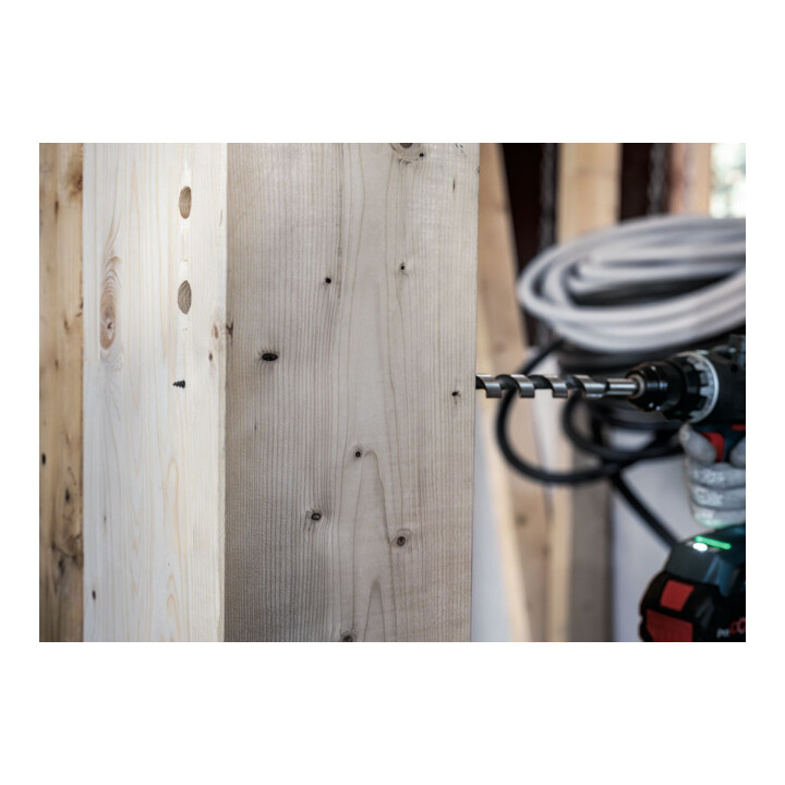 Mèche à bois hélicoïdale Bosch six pans