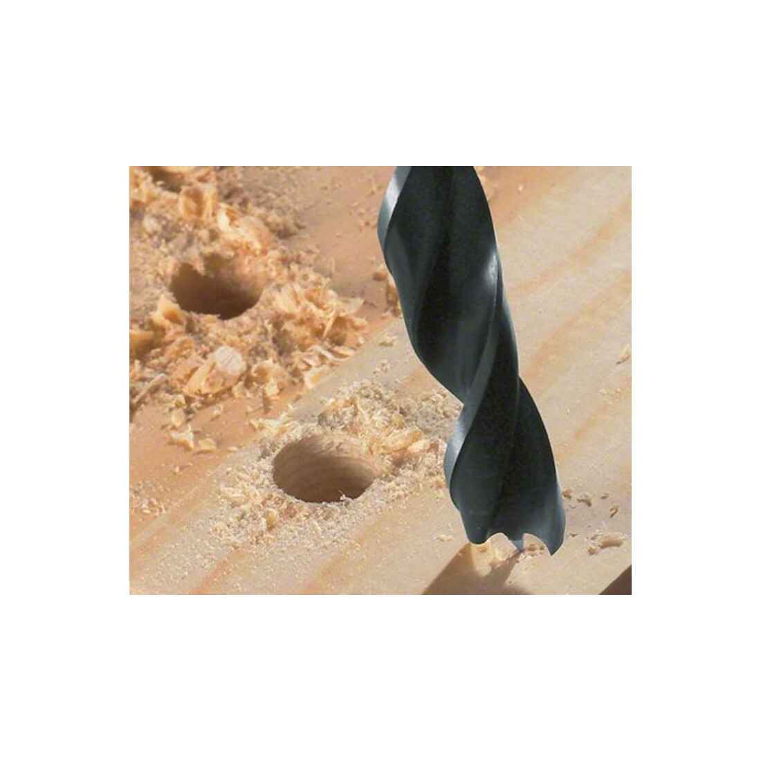 Mèche à bois hélicoïdale, queue six pans 1/4" 8 x 75 x 117 mm