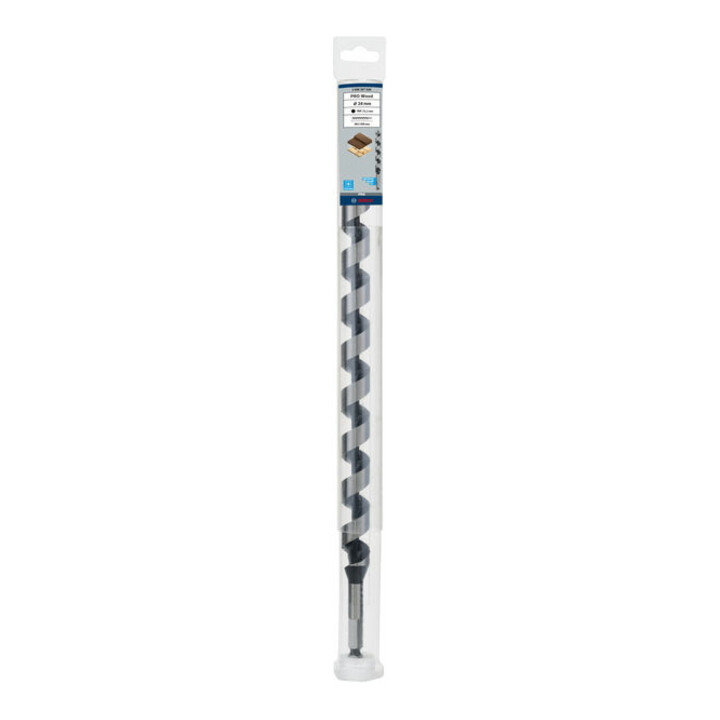 Mèche à bois hélicoïdale, six pans 24 x 385 x 450 mm, d 11,1 mm