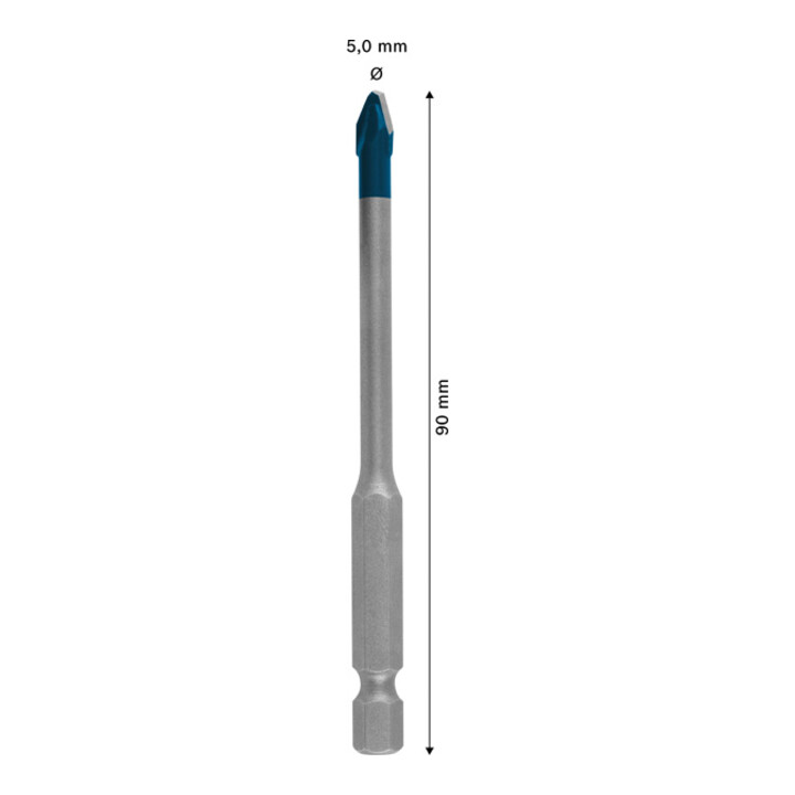 Mèche Bosch Expert Hard Ceramic HEX-9, 5 x 90 mm