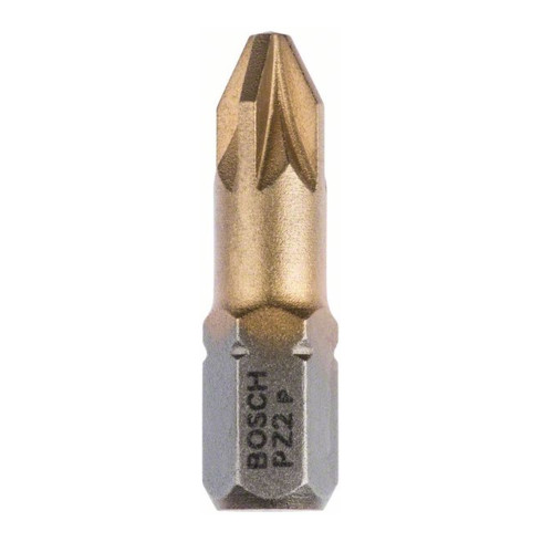 Mèche Bosch Pozidriv MaxGrip Bit, L25 mm, lecteur 1/4", extra dur, paquet de 3