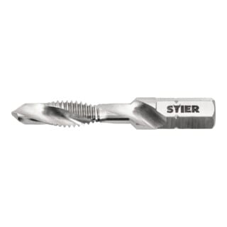 Embout combiné STIER HSS-G 1/4" hexagone DIN 3126 HSS - G