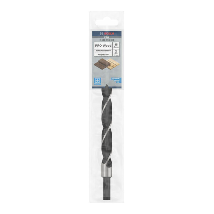 Mèche hélicoïdale à bois Bosch Standard 15 x 100 x 160 mm, d 10 mm