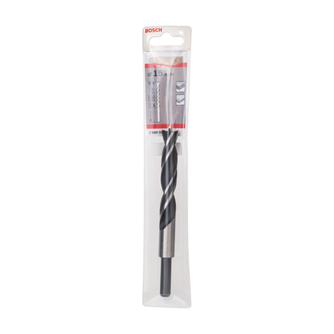 Mèche hélicoïdale à bois Bosch Standard 15 x 100 x 160 mm, d 10 mm