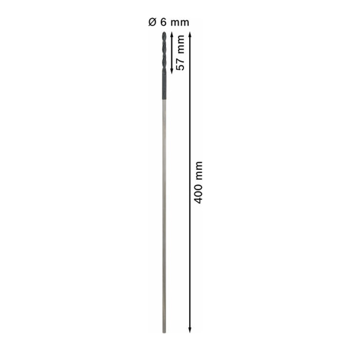 Mèche pour coffrages et lambrissages 6 x 400 mm, d 5 mm