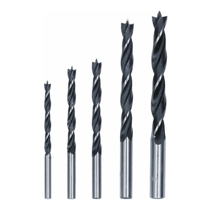 Mèches hélicoïdales à bois Robust Line, set de 5 pièces 4; 5; 6; 8; 10 mm