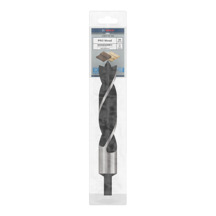 Mèches hélicoïdales à bois Standard 30 x 145 x 220 mm, d 13 mm