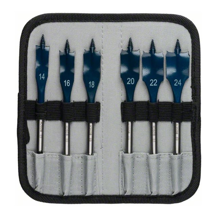 Mèches plates Self Cut Speed, set de 6 pièces 14; 16; 18; 20; 22; 24 mm