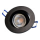 Megatron Anneau d'encastrement MT75204 noir 68 mm pivotant 30°