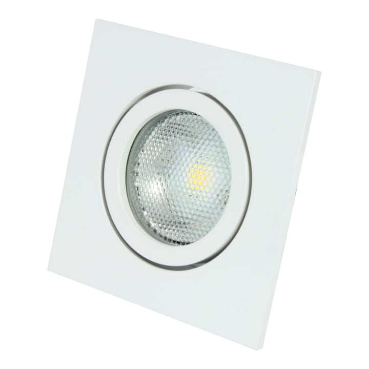 Megatron Einbauspot MT75210 Weiß schwenkbar 30° 68mm Deckenausschnitt