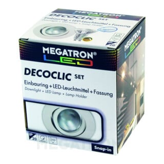 Megatron Set de spots encastrés LED 2800K dimmable blanc mat MT75401