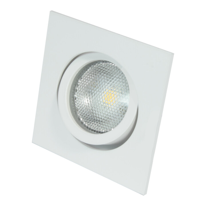 Megatron Spot encastrable MT75210 blanc orientable 30° découpe plafond 68 mm