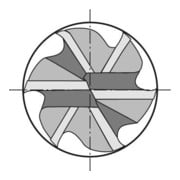 Mehrz.Fr.6527L VHM TiALN 8,0mm HA Z 6-8 H FORMAT