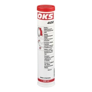 Mehrzweck-Hochleistungsfett OKS 400 mit MoS2 NLGI-Klasse 2 schwarz Kart. 400ml