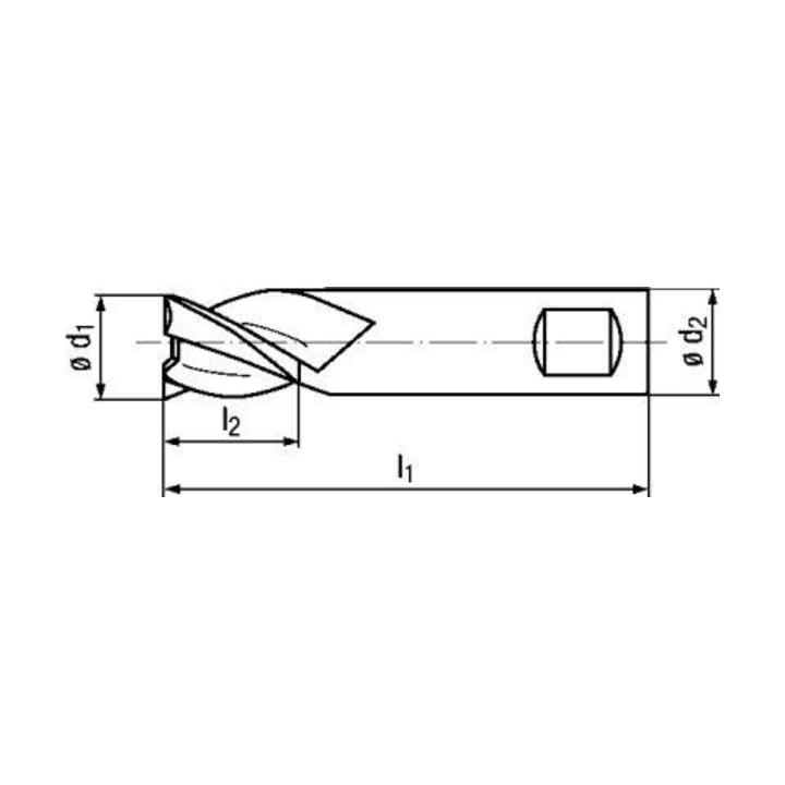 Mehrzweckfr. WN VHM 2,0mm E.K.HB Z 3 FORMAT