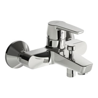 Mélangeur bain EH Hansa HANSAPOLO DN 15 f Structure murale chromée