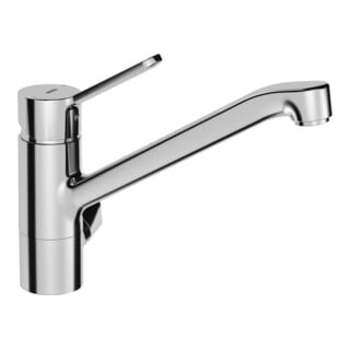 Mélangeur monotrou Hansa SPT-EH HANSAPRIMO DN 15 Ausl 210mm m Robinet d'arrêt chromé