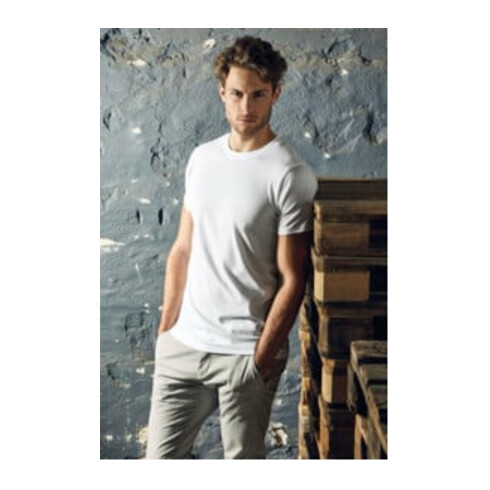 Men´s Premium T-Shirt Gr.XXL weiß 100 %CO PROMODORO