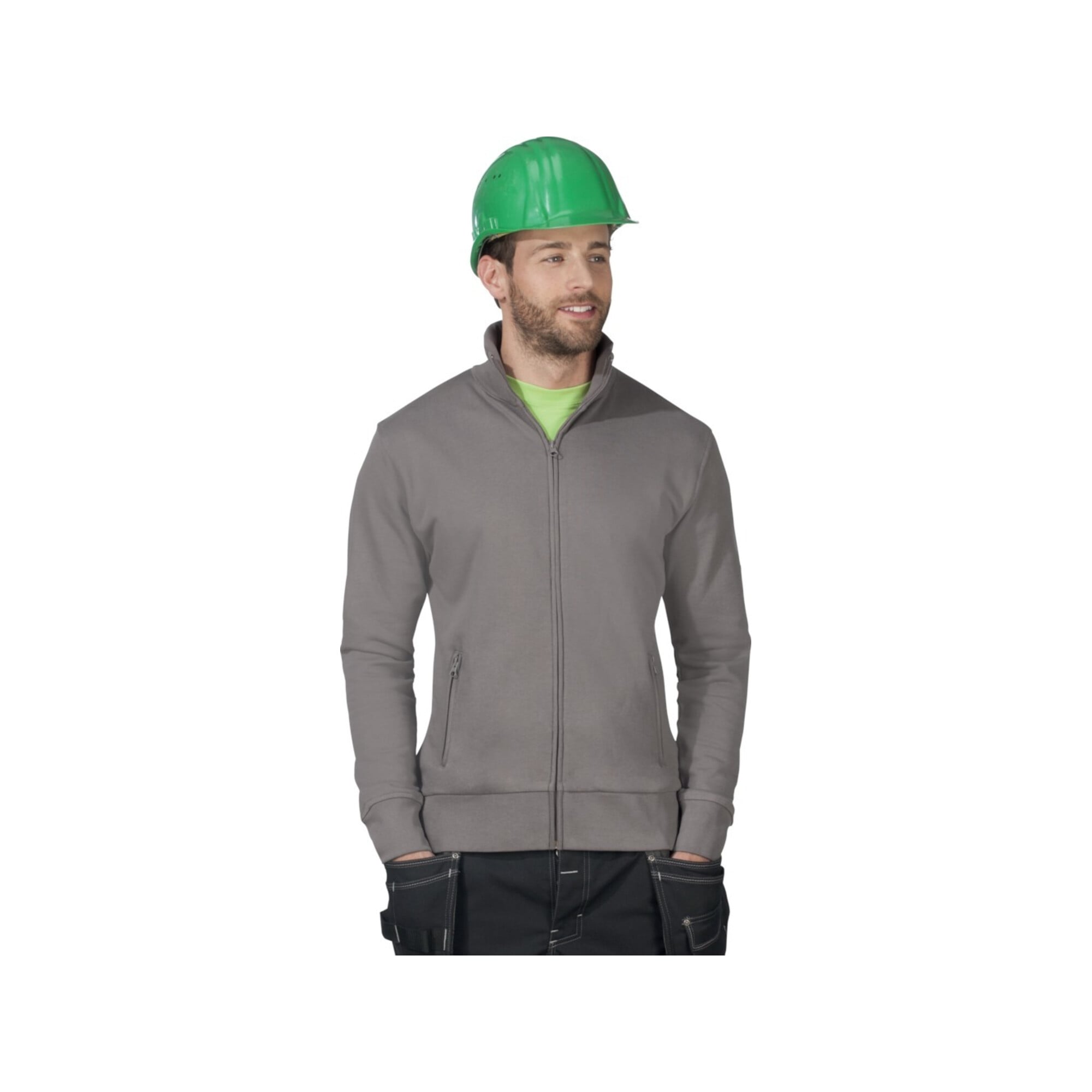 Men ́s Sweatjacke Gr.L steel grey PROMODORO