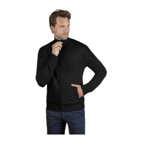 Men´s Sweatjacke Gr.M schwarz 100% CO Promodoro